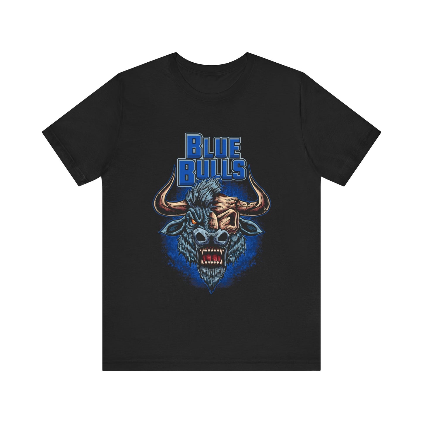 Hockey T-shirt - Blue Bulls Skull