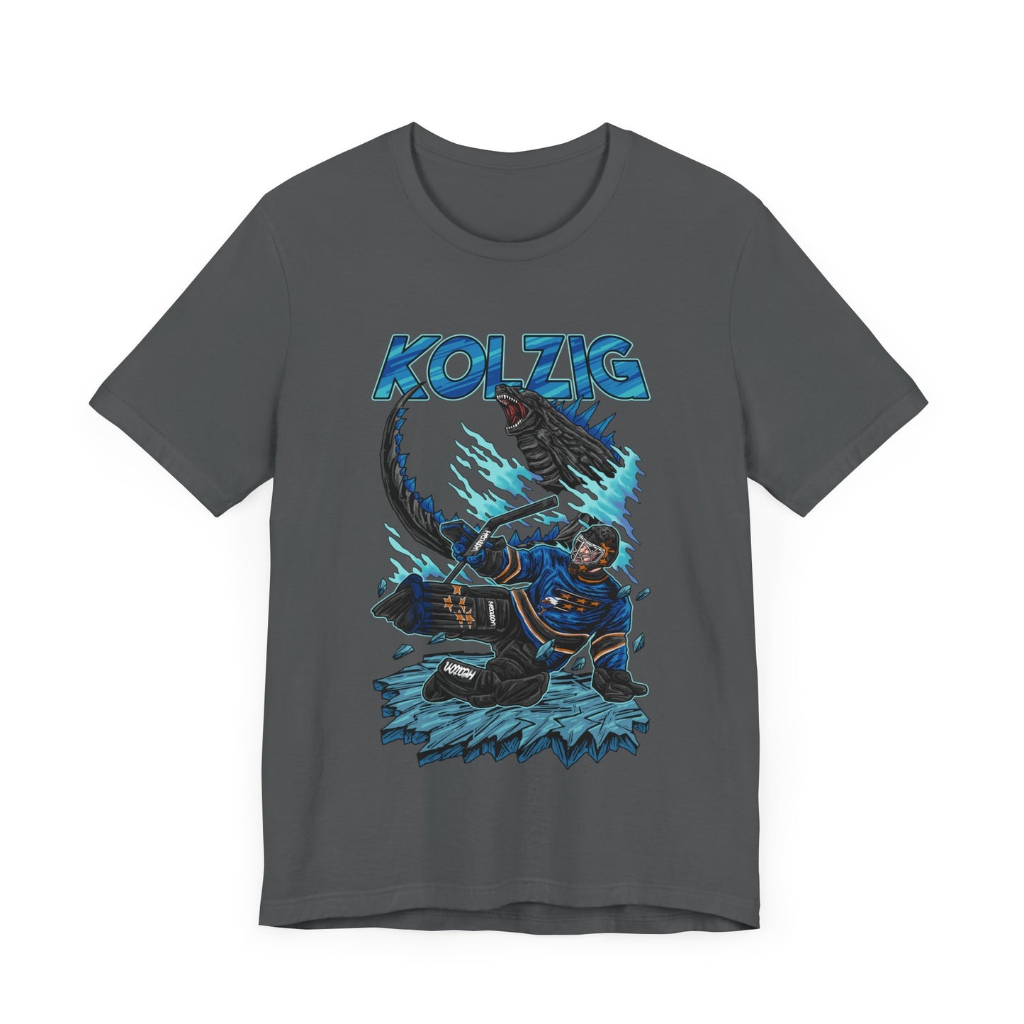 Hockey T-shirt - Kolzig Godzilla