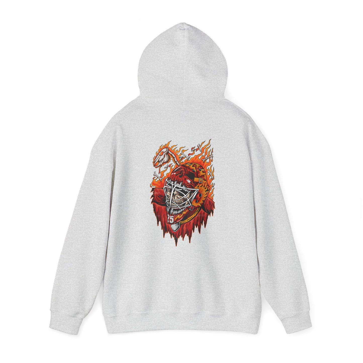 Hockey Hoodie - Markstrom Skull Flames