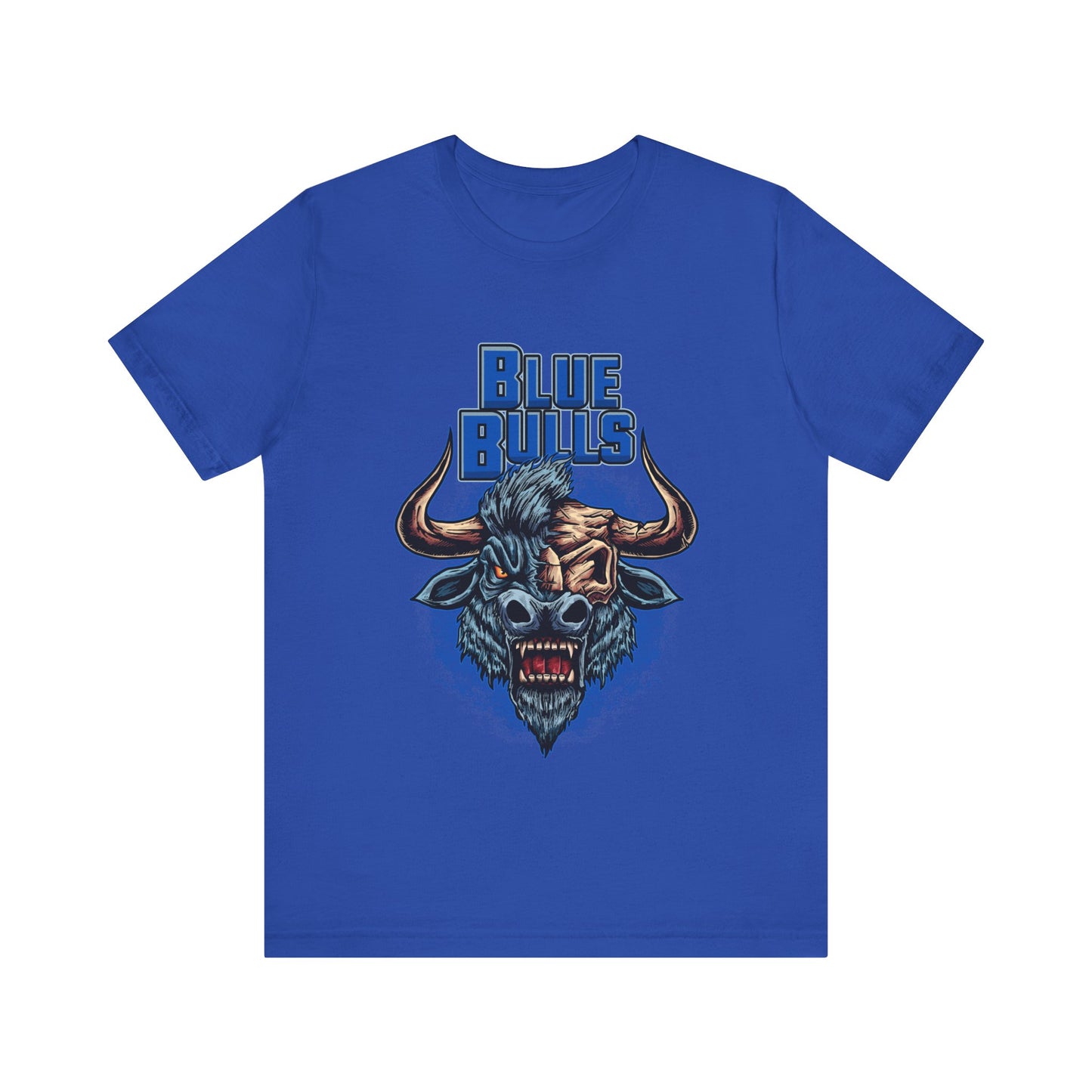Hockey T-shirt - Blue Bulls Skull