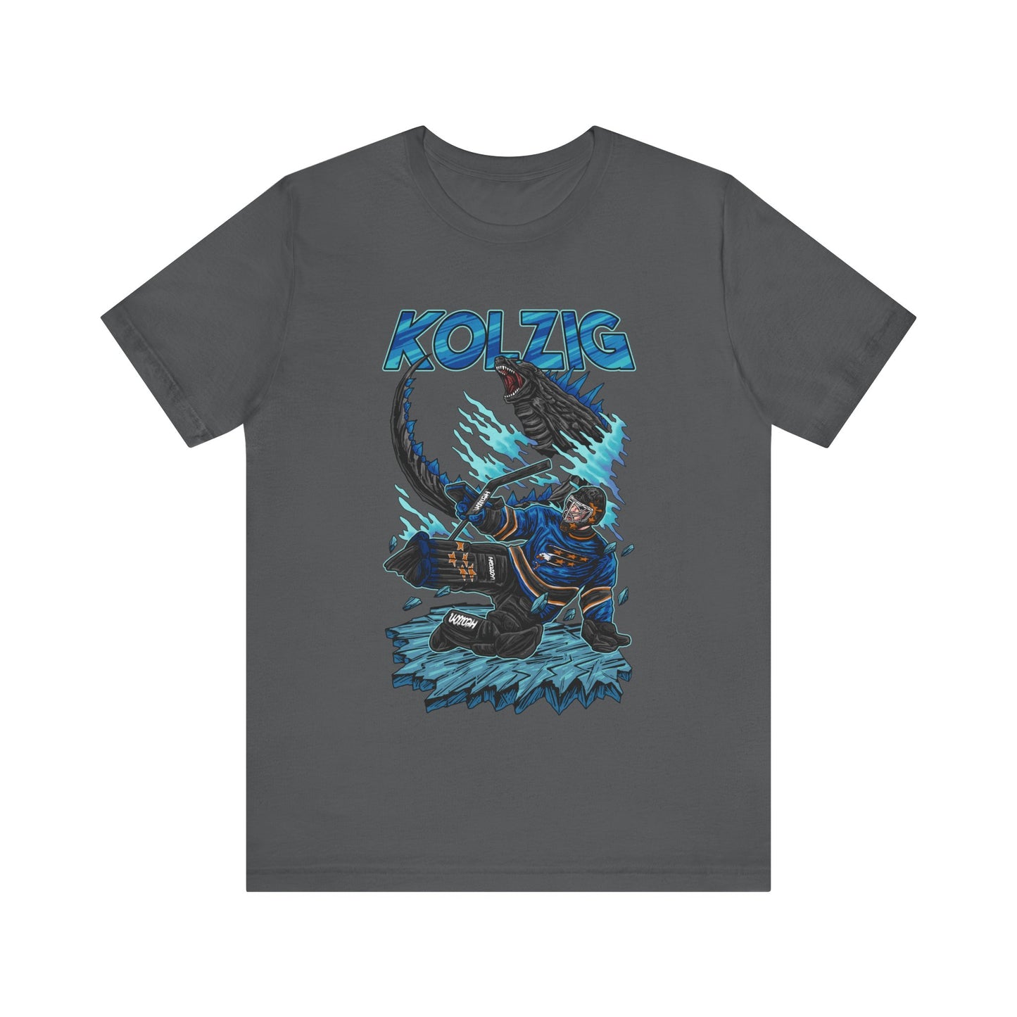 Hockey T-shirt - Kolzig Godzilla