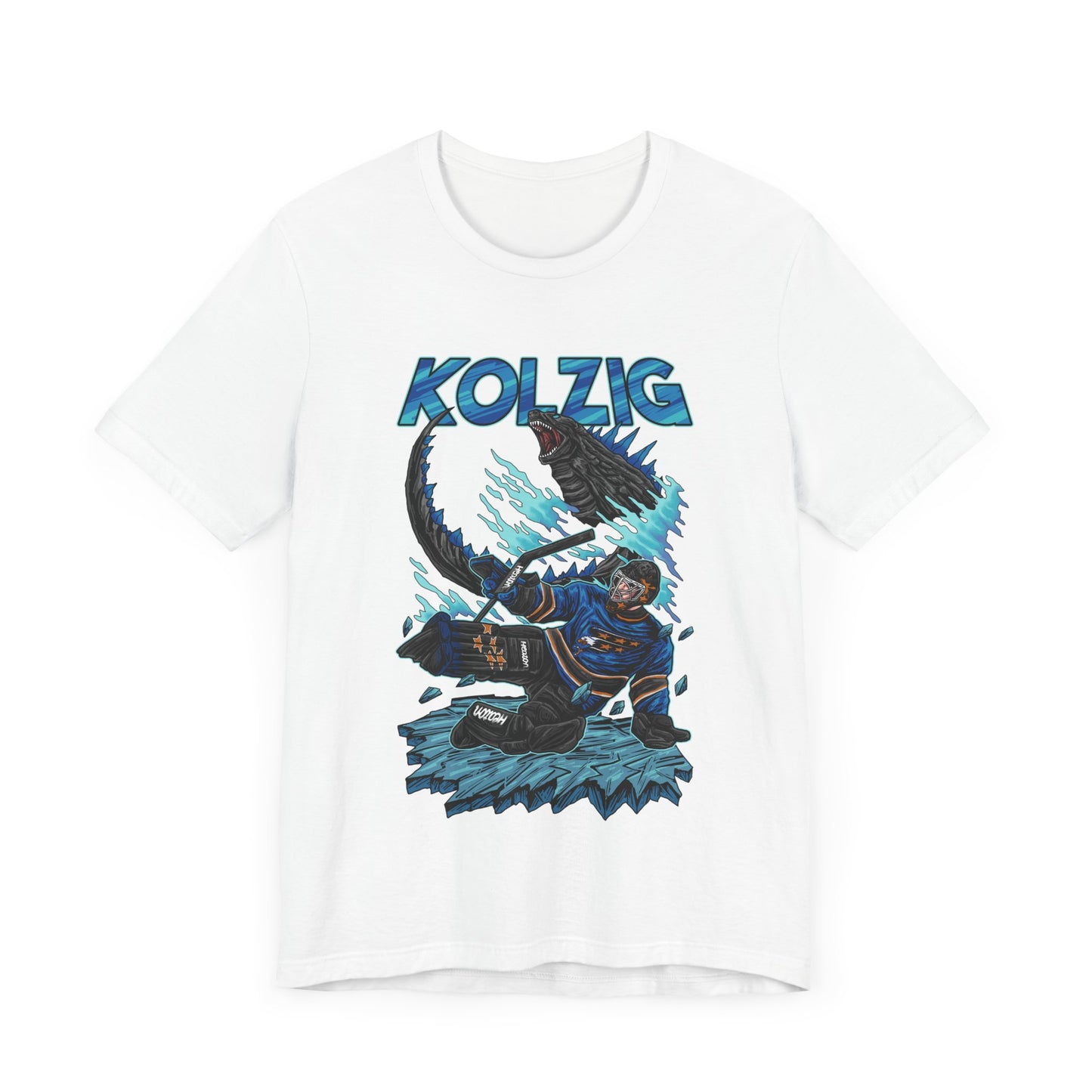 Hockey T-shirt - Kolzig Godzilla