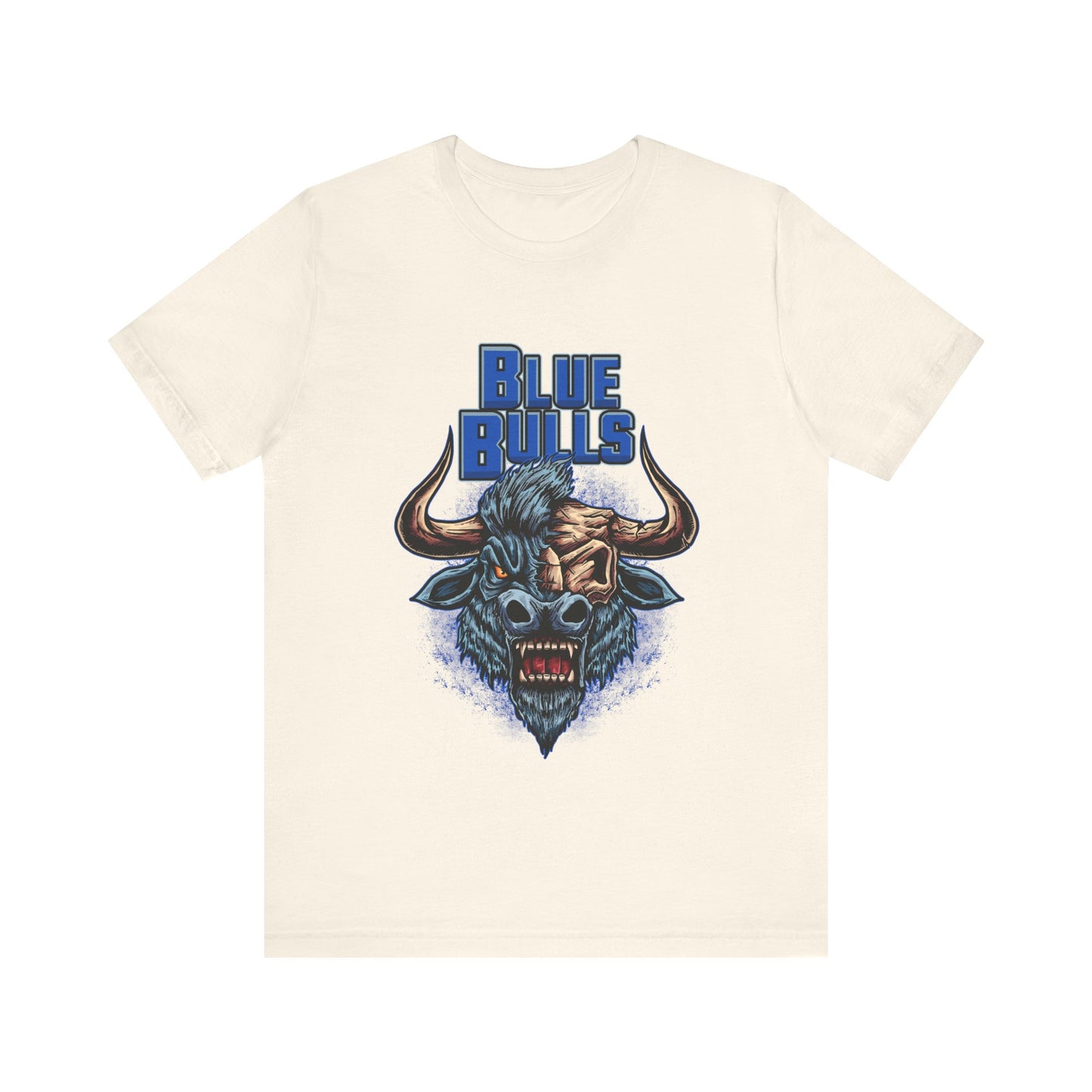 Hockey T-shirt - Blue Bulls Skull