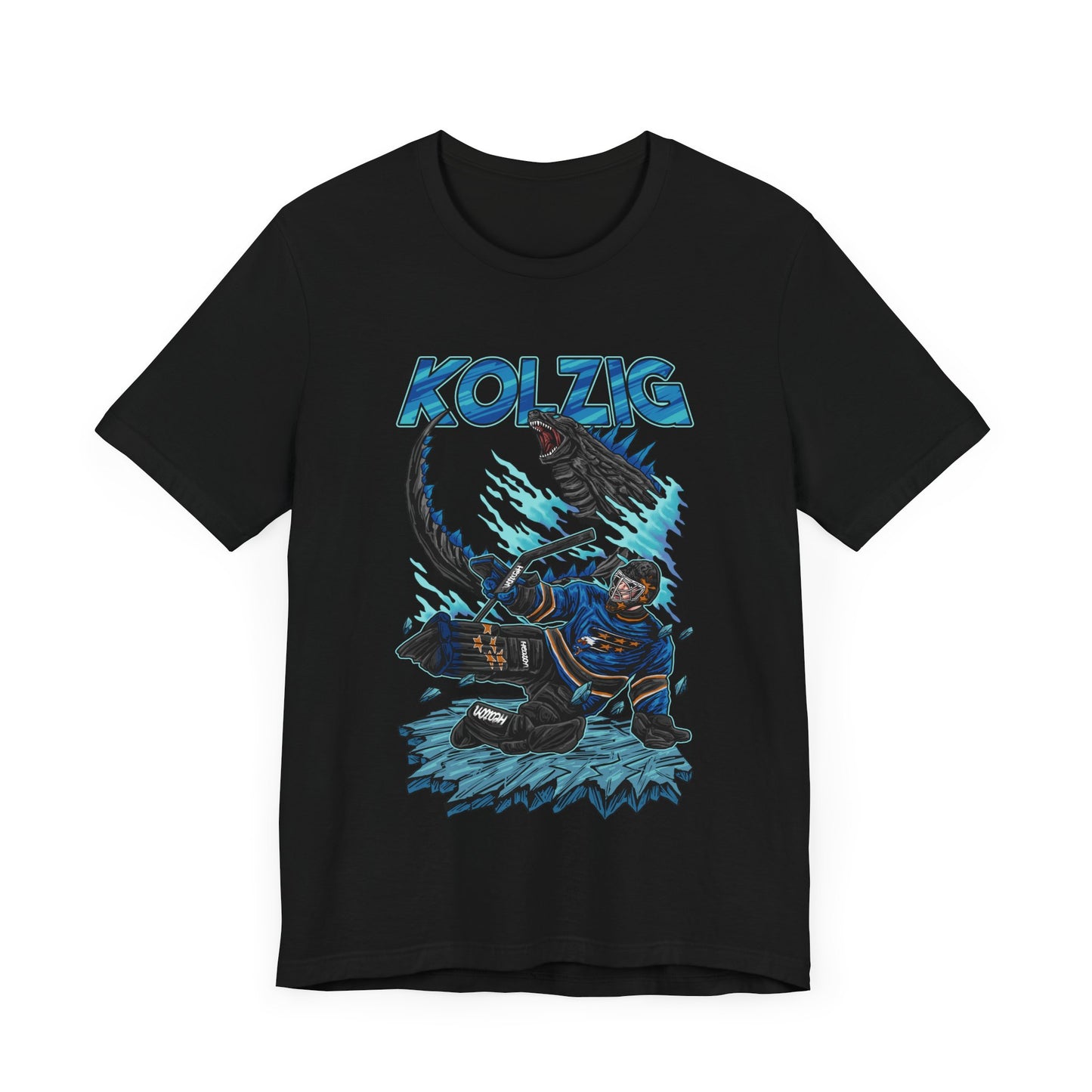 Hockey T-shirt - Kolzig Godzilla