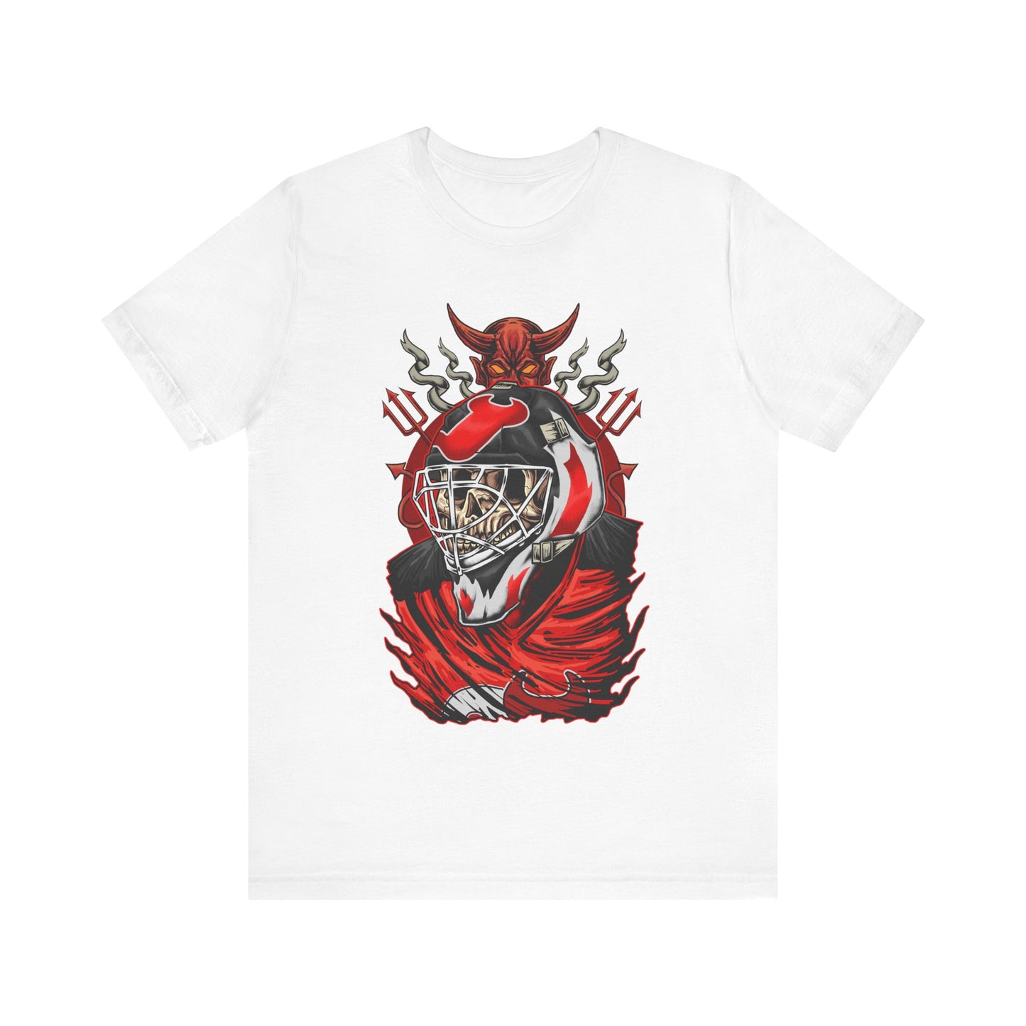 Hockey T-shirt - Brodeur skull