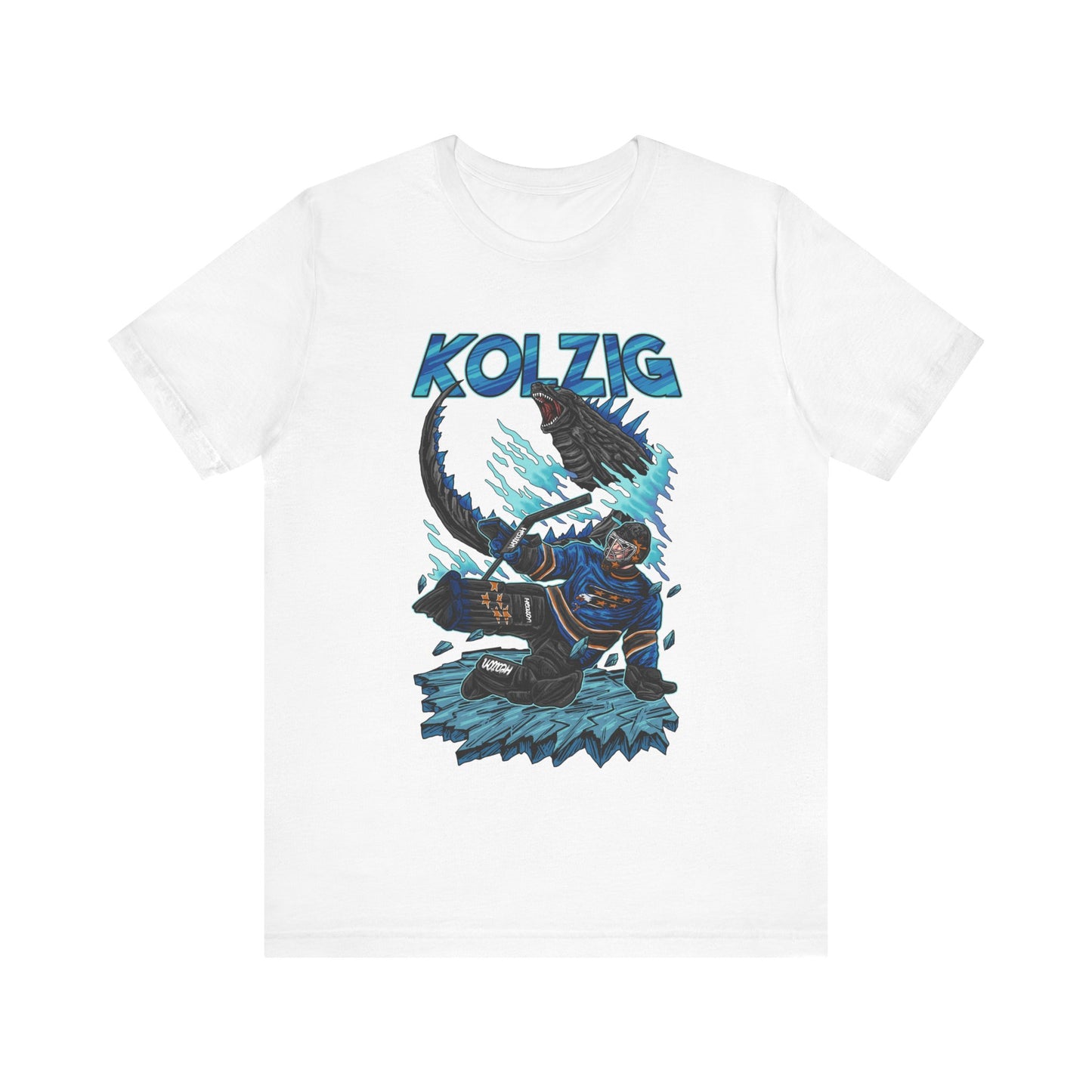 Hockey T-shirt - Kolzig Godzilla