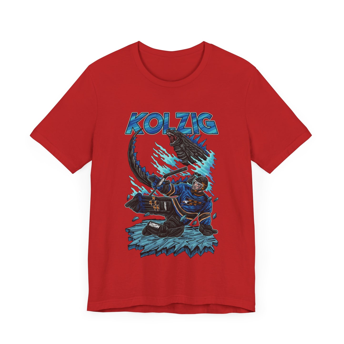 Hockey T-shirt - Kolzig Godzilla