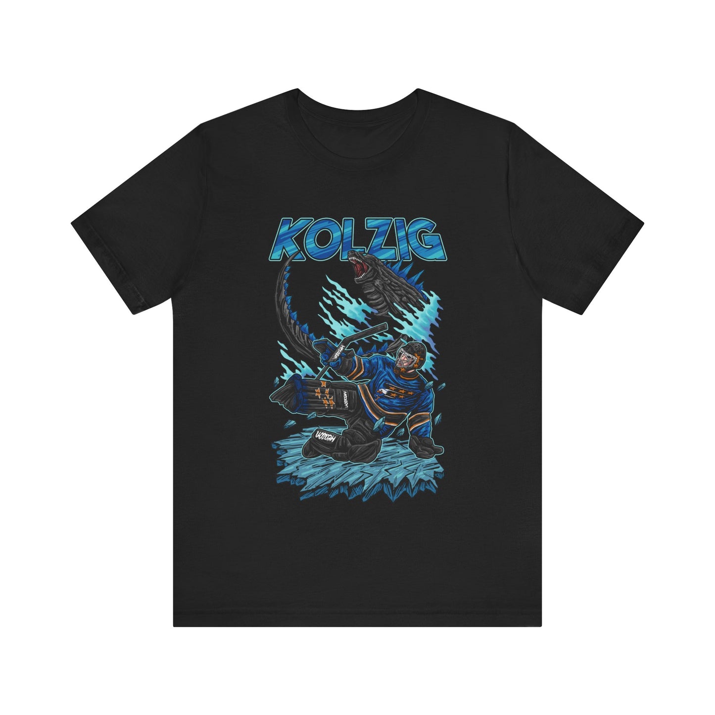 Hockey T-shirt - Kolzig Godzilla