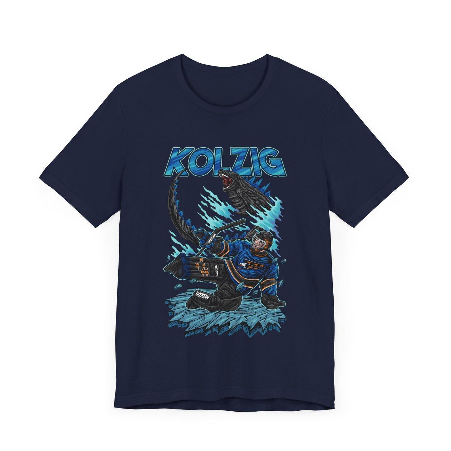 Hockey T-shirt - Kolzig Godzilla