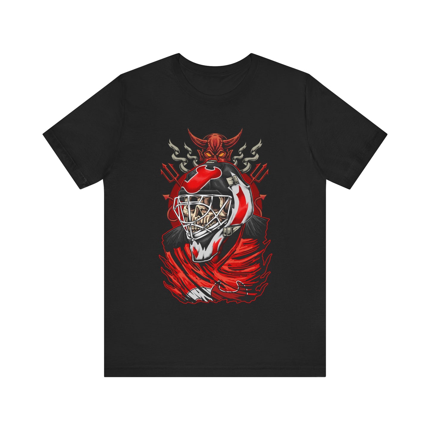 Hockey T-shirt - Brodeur skull