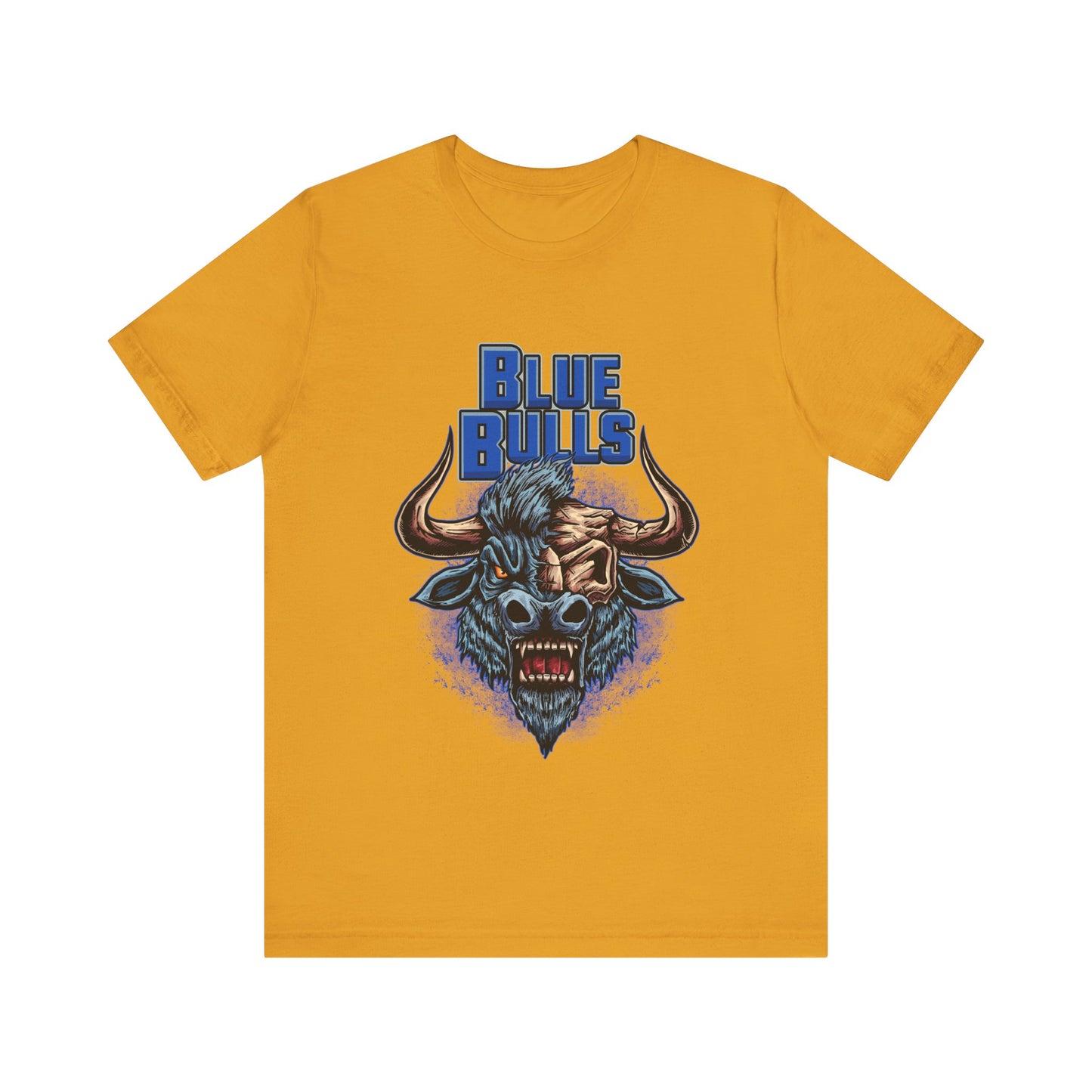 Hockey T-shirt - Blue Bulls Skull