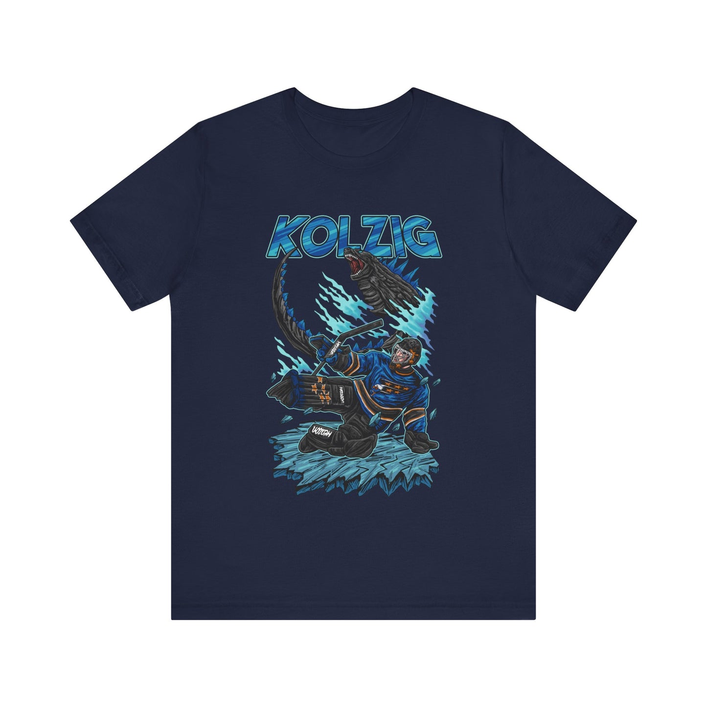 Hockey T-shirt - Kolzig Godzilla