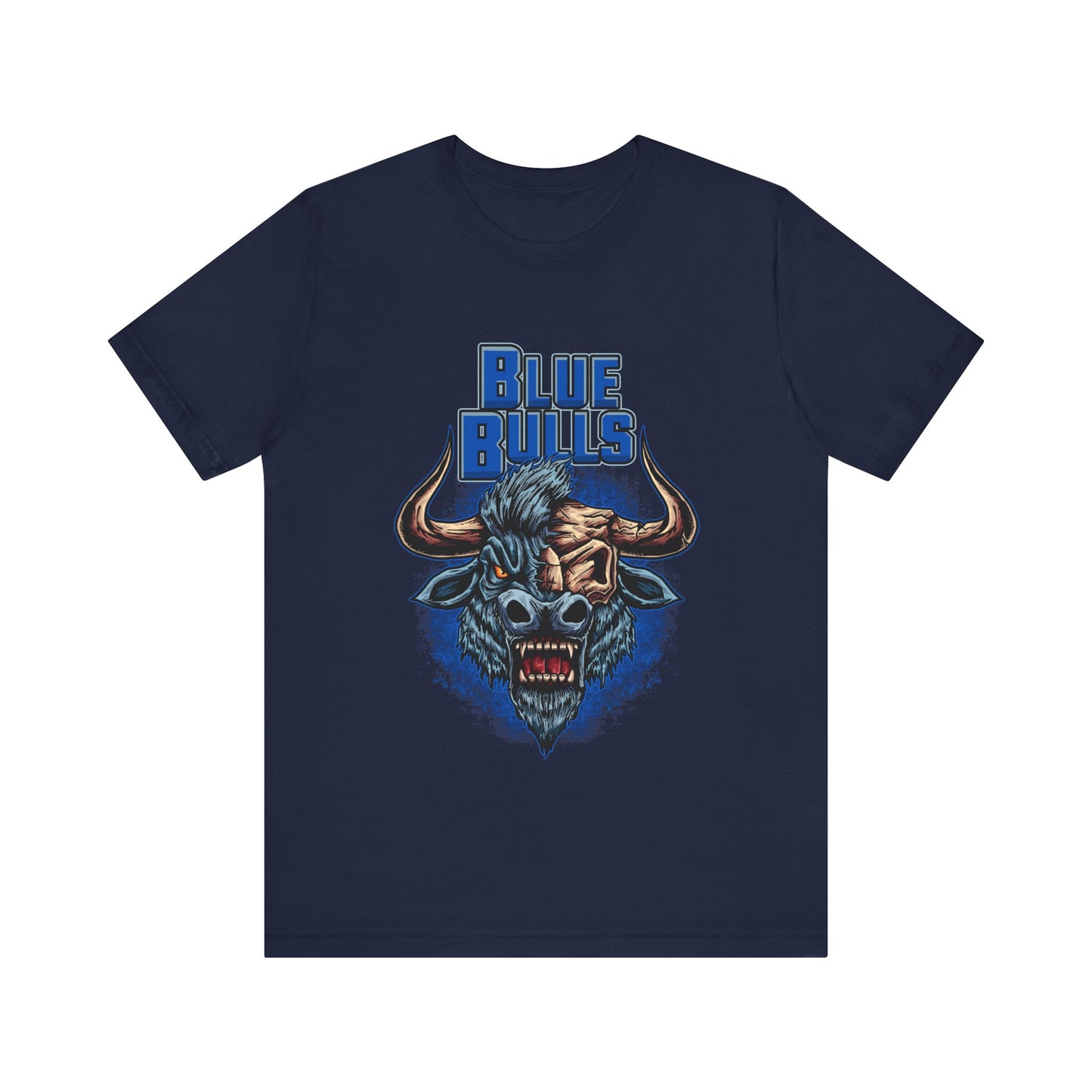 Hockey T-shirt - Blue Bulls Skull