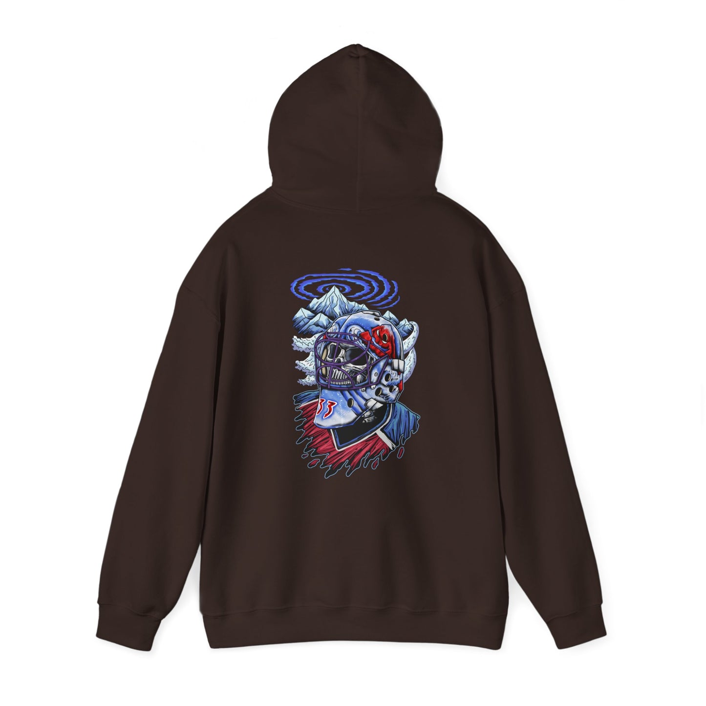 Hockey Hoodie - Roy skull